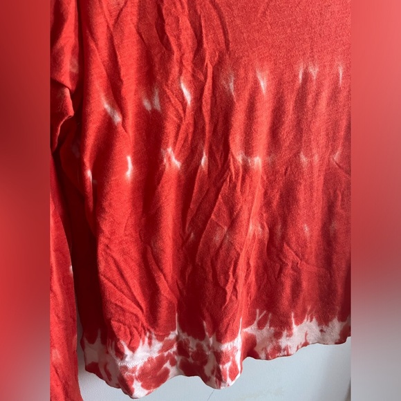 Michael Stars Red Tie-Dye Women's Top O/S - Picture 2 of 9